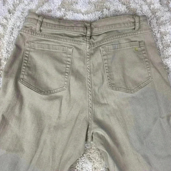 Women's Bestow UM Khaki Tan Jeans Size 14 Straight Bootcut - Picture 10 of 10